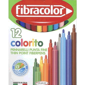 Fibracolor 10539 Colorito Pastel 12'li Keçeli Kalem