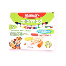 Fibracolor 10640 Subazlı Jumbo 12'li Keçeli Kalem