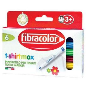 Fibracolor 5710037 6 Renk Max Tshirt Kalemi Seti