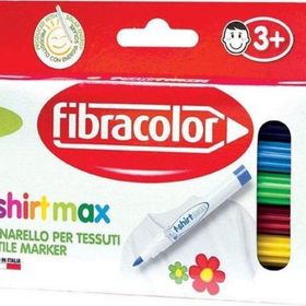 Fibracolor 5710037 6 Renk Max Tshirt Kalemi Seti