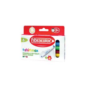 Fibracolor 5710037 6 Renk Max Tshirt Kalemi Seti