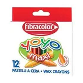 Fibracolor Yoyo Maxi Mumlu 12 Renk Pastel
