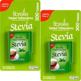 Fibrelle 300 Tablet Stevialı Tatlandırıcı (2 adet)