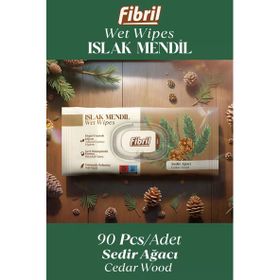 Fibril 90 Sedir Ağacı Kokulu Islak Mendil (3 adet)
