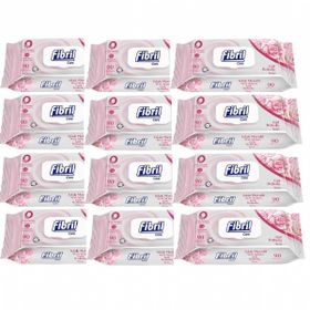 Fibril Baby Gül Kokulu 12x90 Yaprak Islak Mendil