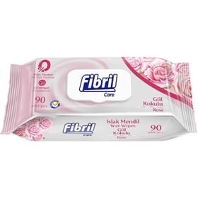 Fibril Baby Gül Kokulu 24x90 Yaprak Islak Mendil