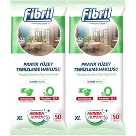 Fibril Yüzey Temizleme Havlusu 50'li