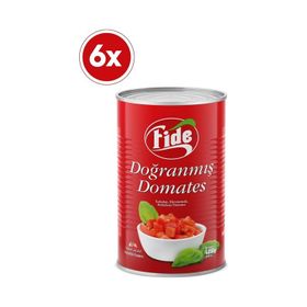 Fide 4050 gr Doğranmış Domates (6 adet)