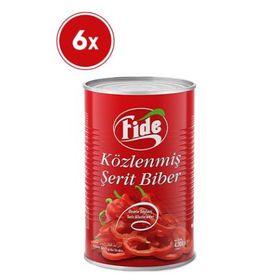Fide 4200 gr Közlenmiş Şerit Biber (6 adet)