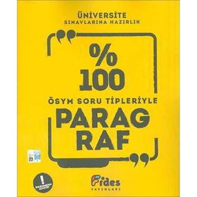Fides Yayınları ÖSYM Soru Tipleriyle %100 Paragraf