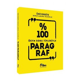 Fides Yayınları ÖSYM Soru Tipleriyle %100 Paragraf