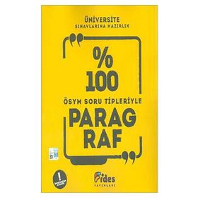 Fides Yayınları ÖSYM Soru Tipleriyle %100 Paragraf