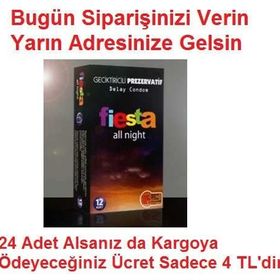 Fiesta All Night Geciktiricili 12 Adet Prezervatif