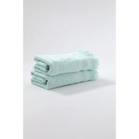 Fiesta Kadife Etamin Saçaklı 2'li 50x90 CM Mint Yeşili El Havlusu