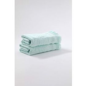 Fiesta Kadife Etamin Saçaklı 2'li 50x90 CM Mint Yeşili El Havlusu