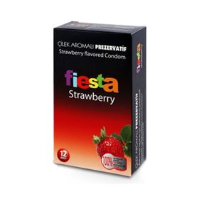 Fiesta Strawberry Çilekli 12 Adet Prezervatif