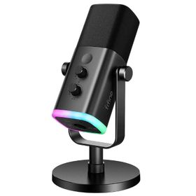 Fifine AM8 Xlr USB Rgb Dinamik Bilgisayar Oyuncu Yayıncı Mikrofonu