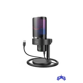 Fifine Ampligame A9 RGB USB Mikrofon Yayıncı ve Oyunculara Özel Bilgisayar Mikrofonu