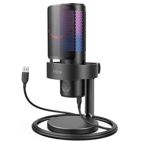 Fifine Ampligame A9 RGB USB Mikrofon Yayıncı ve Oyunculara Özel Bilgisayar Mikrofonu