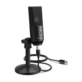 Fifine K670B USB Mikrofon Yayıncı Gamer Youtuber Bilgisayar Siyah Podcast Mikrofonu