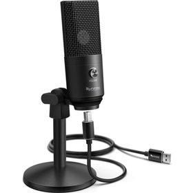 Fifine K670B USB Mikrofon Yayıncı Gamer Youtuber Bilgisayar Siyah Podcast Mikrofonu