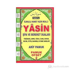 Fihristli Elmalılı Hamdi Yazır Mealli Yasin Şifa ve Bereket Duaları Yas-133 - H. Arif Pamuk