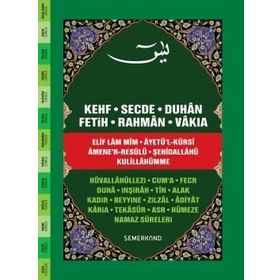 FIHRISTLI YASIN-I ŞERIF KUR'AN-I KERIM'DEN SURELER VE GÜNLÜK DUALAR - AHMET KASIM FIDAN