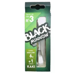 Fiiish Black Minnow BM120/3 BM639 CMB Shallow 6 gr Kaki Jig Head