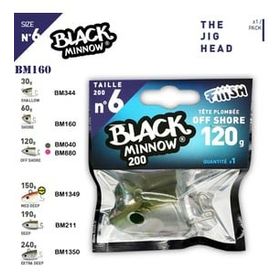 Fiiish Black Minnow BM200/6 BM1350 Extra Deep 240 gr Jig Head