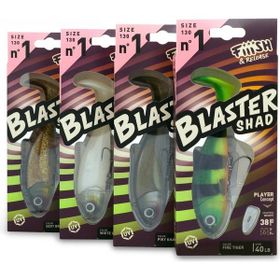 Fiiish Blaster Shad White Coco 130 mm 38 gr Silikon Yem