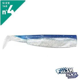 Fiiish BM140-4 BM031 3 Adet Gövde Bleu Silikon Balık Yemi