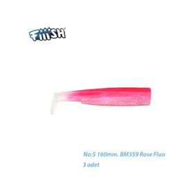 Fiiish BM160/5 BM359 3 Adet Rose Fluo Silikon Yedek Gövde