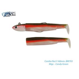 Fiiish BM160/5 BM793 Combo Deep 90 gr Candy Green Silikon Suni Balık Yemi