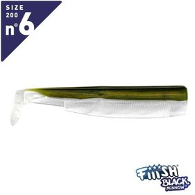 Fiiish BM200-6 BM041 2X Gövde Kaki Silikon Balık Yemi