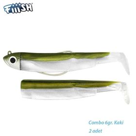 Fiiish BM70/1 BM035 Combo Off Shore 6 gr Kaki Silikon Yem