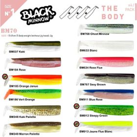 Fiiish BM70/1 BM634 4X Gövde Rose Fluo Silikon Yem
