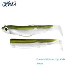 Fiiish BM90/2 BM187 Combo Off Shore 10 gr Kaki Silikon Suni Balık Yemi