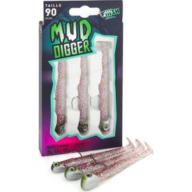 Fiiish Mud Digger MD1137 Maxi Combo Purple Glitter Silikon Yem