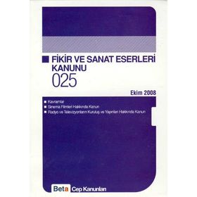 FIKIR VE SANAT ESERLERI KANUNU - CELAL ÜLGEN