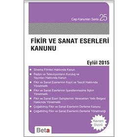 FIKIR VE SANAT ESERLERI KANUNU - CELAL ÜLGEN