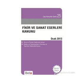FIKIR VE SANAT ESERLERI KANUNU - CELAL ÜLGEN