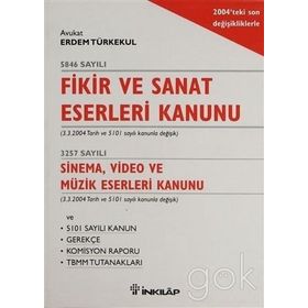 FIKIR VE SANAT ESERLERI KANUNU - ERDEM TÜRKEKUL