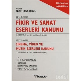 FIKIR VE SANAT ESERLERI KANUNU - ERDEM TÜRKEKUL