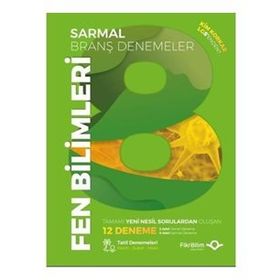Fikri Bilim Yayınları 8. Sınıf Fen Bilimleri Sarma Branş Denemeleri