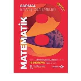Fikri Bilim Yayınları - 8.Sınıf Matematik Sarmal Branş Denemeleri