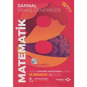 Fikri Bilim Yayınları - 8.Sınıf Matematik Sarmal Branş Denemeleri