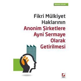 Fikri Mülkiyet Haklarının Anonim Şirketlere Ayni Sermaye Olarak Getirilmesi - Mehmet Aslan
