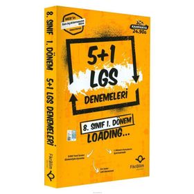 FikriBilim Yayınları - 8. Sınıf LGS 1. Dönem 5 + 1 Kamp Denemeleri