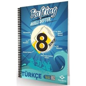 Fikribilim Yayınları 8.Sınıf LGS Türkçe Rafting Akıllı Defter