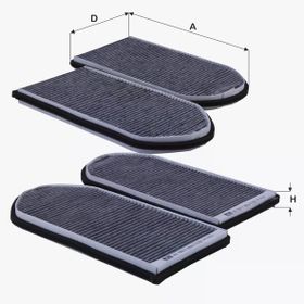 Fil Filtre Bmw E38 Karbonlu Polen Filtresi